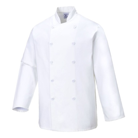 Portwest Sussex Chefs Jacket Long Sleeve