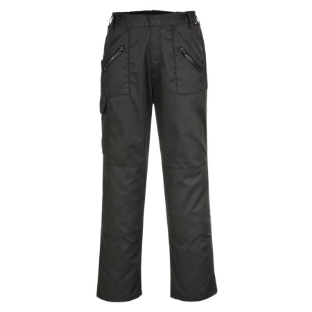 Portwest Action Trousers With Back Elastication Black C887