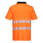 Portwest DX4 Hi-Vis Zip Polo Shirt Short Sleeve