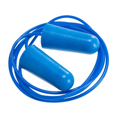 Portwest Detectable Corded PU Ear Plugs Blue EP30