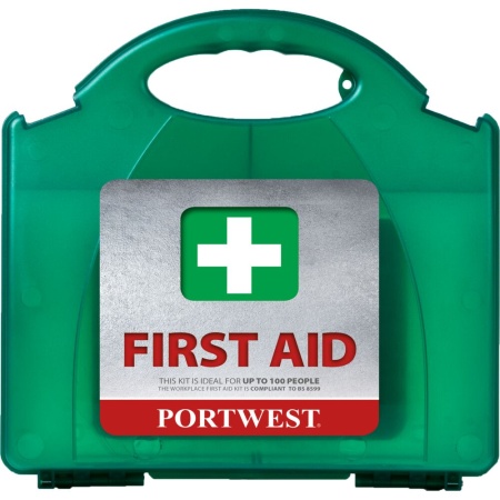 Portwest Workplace First Aid Kit 25+ Green FA11