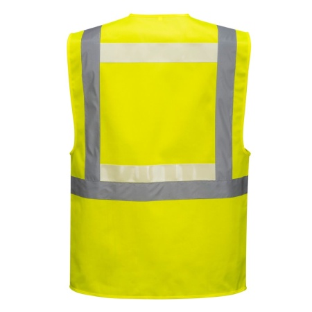 Portwest Glowtex Ezee Zip Executive Vest Yellow G456