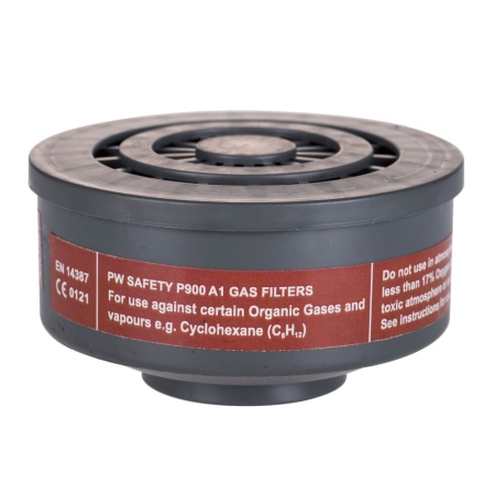 Portwest A1 Gas Filter Special Thread Connection Grey P900