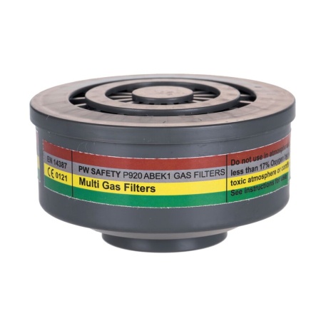 Portwest ABEK1 Gas Filter Special Thread Connection Grey P920