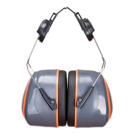 Portwest HV Extreme Ear Defenders High Clip-On Grey/Orange PW62