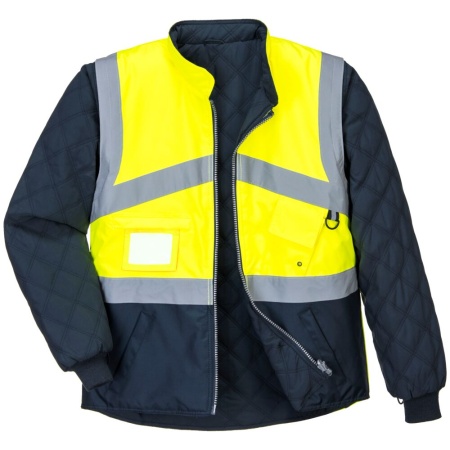 Portwest Hi-Vis Breathable 2-in-1 Contrast Reversible Jacket