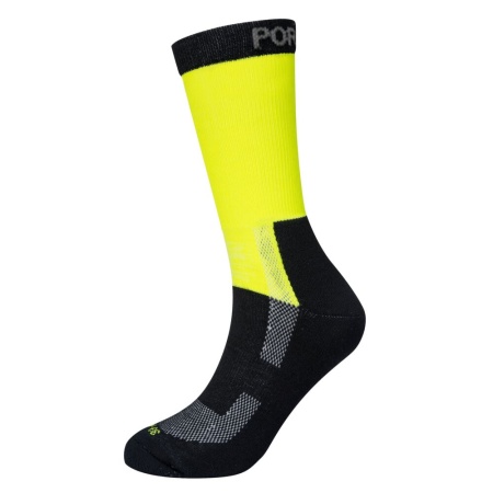 Portwest Lightweight Hi-Visibility Sock Yellow SK27