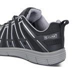 click safety sports trainer in black reverse view