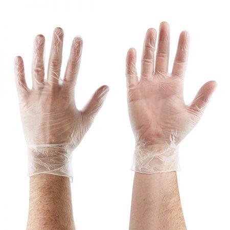 safetouch clear vinyl gloves